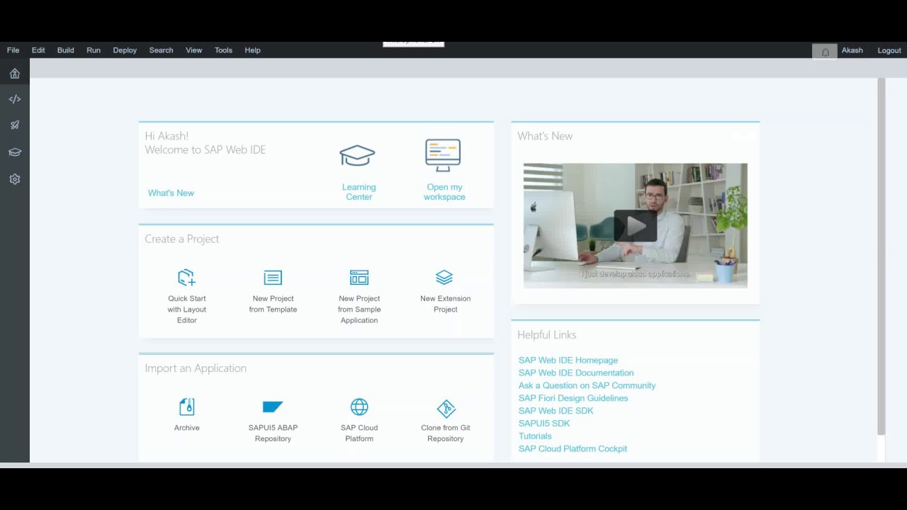 Video thumbnail for SAP Fiori Launchpad Extension Plugin