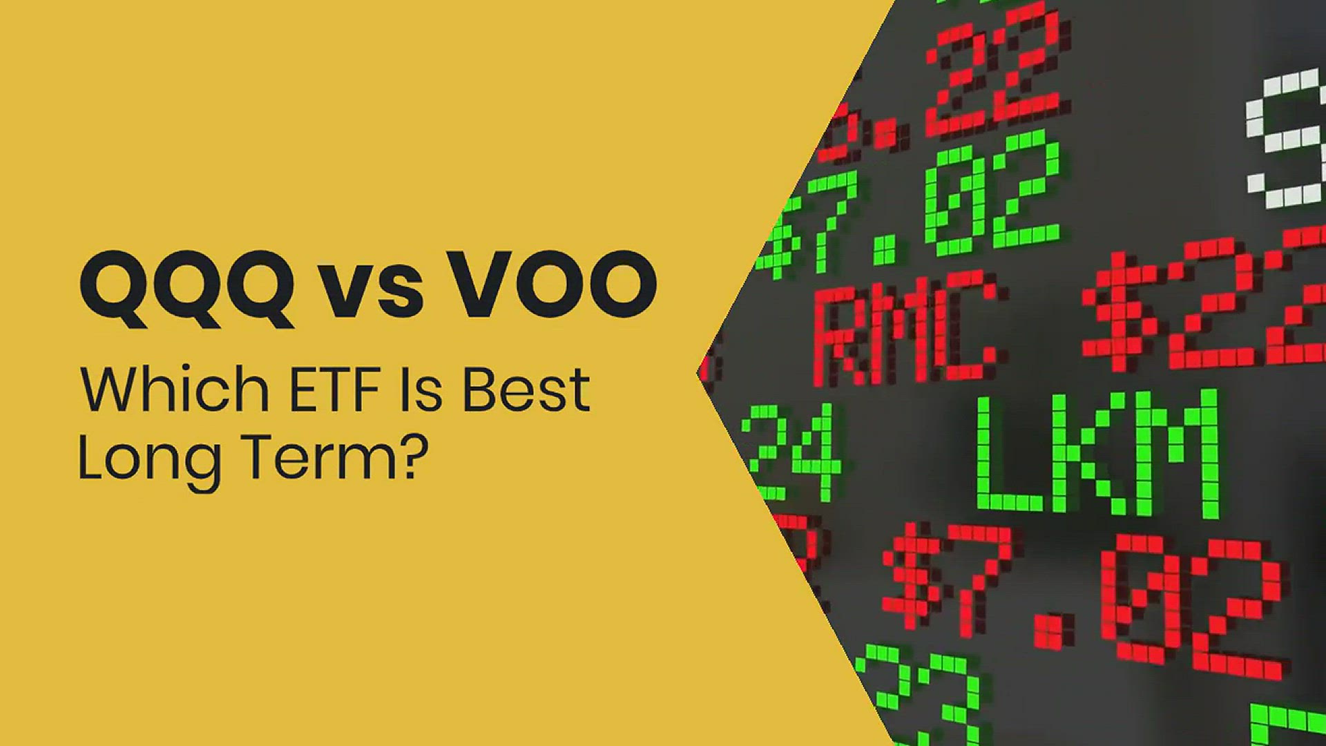 'Video thumbnail for QQQ vs VOO'