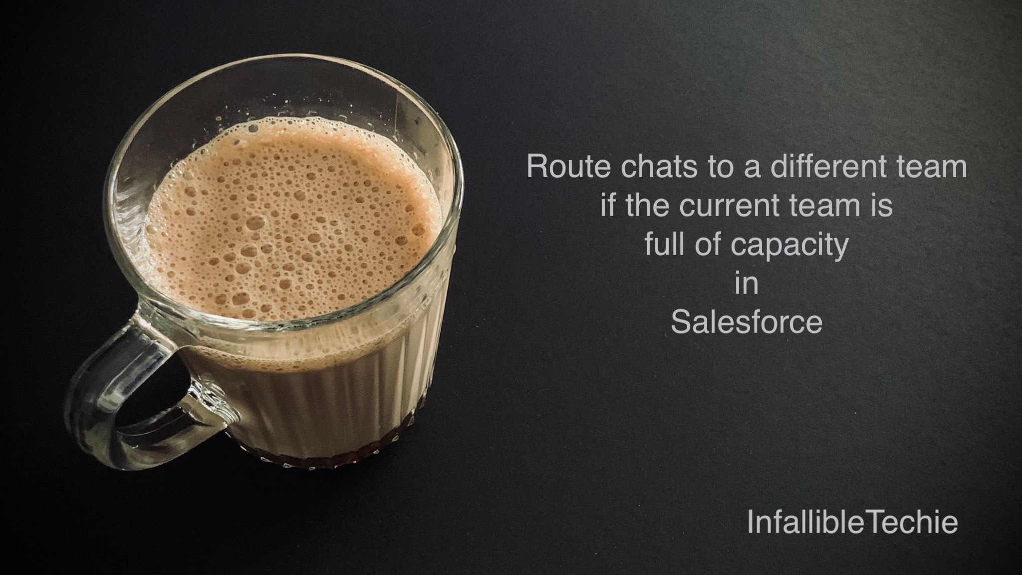 'Video thumbnail for Route chats to a different team if the current team is full of capacity in Salesforce'