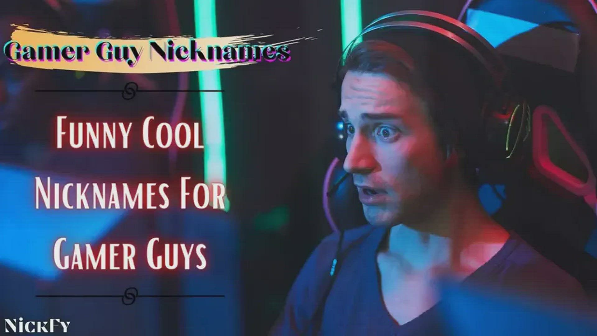 'Video thumbnail for Gamer Guys Nicknames | Cool Funny Nicknames For Guy Gamers'