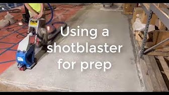 'Video thumbnail for Shotblast Your Concrete Floor For Prep Before An Epoxy Coating'