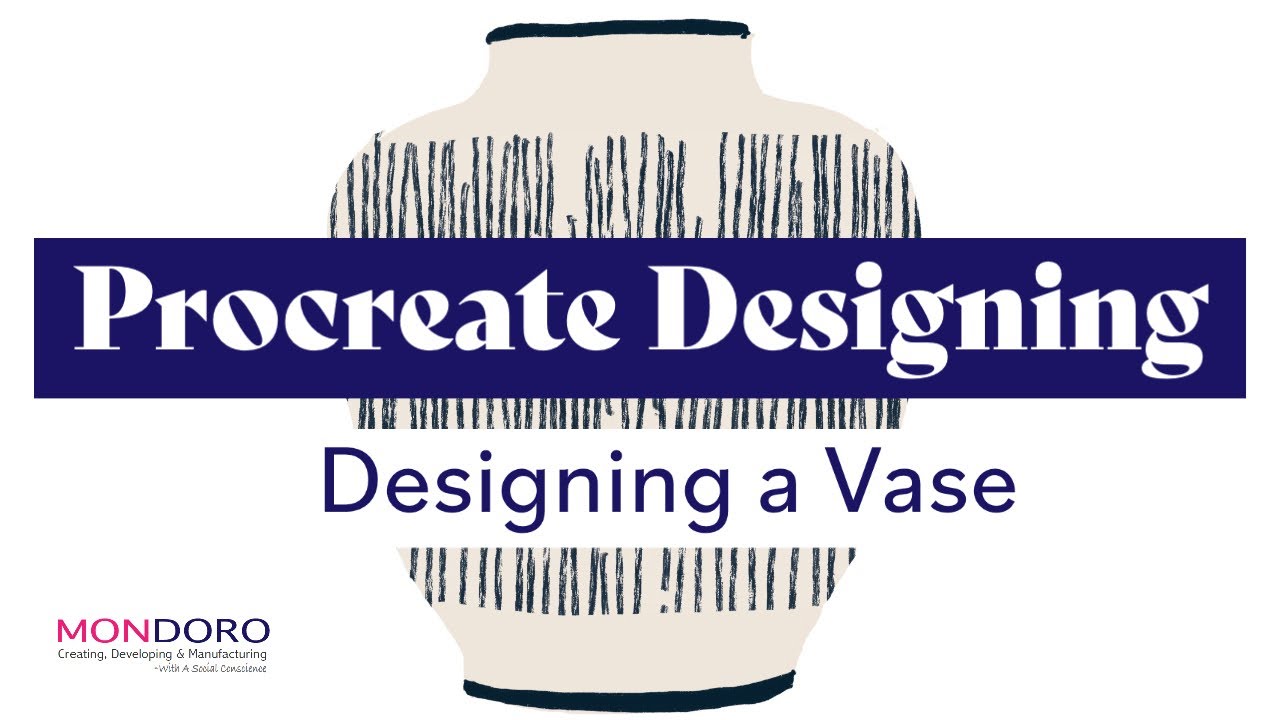 'Video thumbnail for Procreate Design - Designing a Vase Using Procreate'