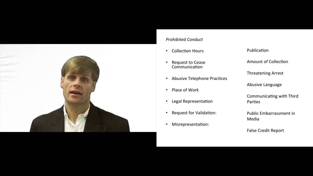 'Video thumbnail for Fair Debt Collection Practices Act'