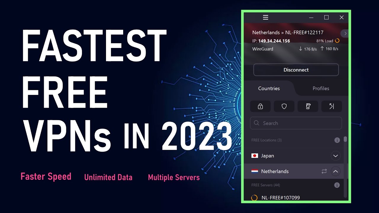 Video thumbnail for 3 Best Fastest Free VPNs of 2023 For PC, Mac, Android & iPhone