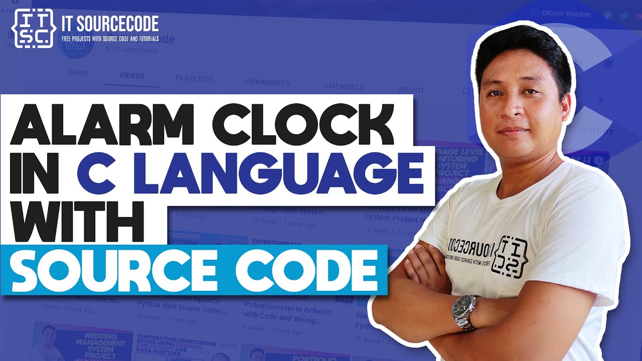 'Video thumbnail for Alarm Clock in C Language with Source Code | C Language Projects with Source Code'
