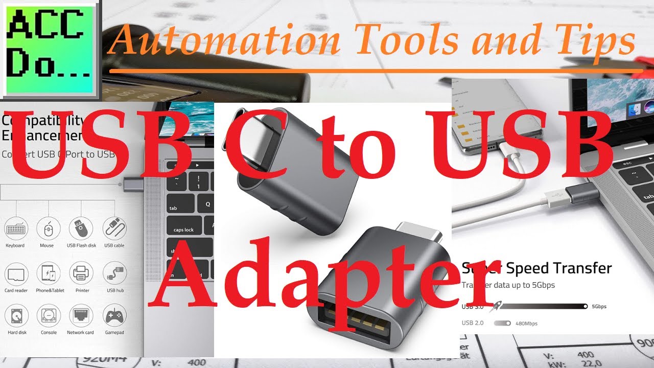 'Video thumbnail for Automation Tools - USB C to USB Adapter'