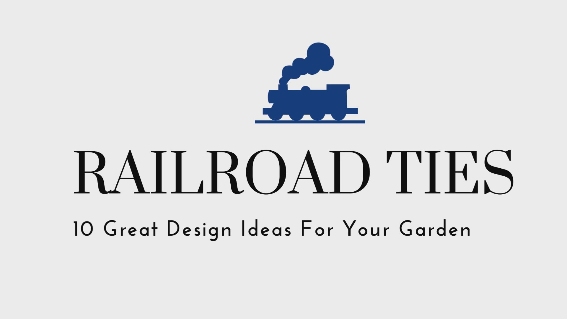 Video thumbnail for Railroad Tie Design Inspo!