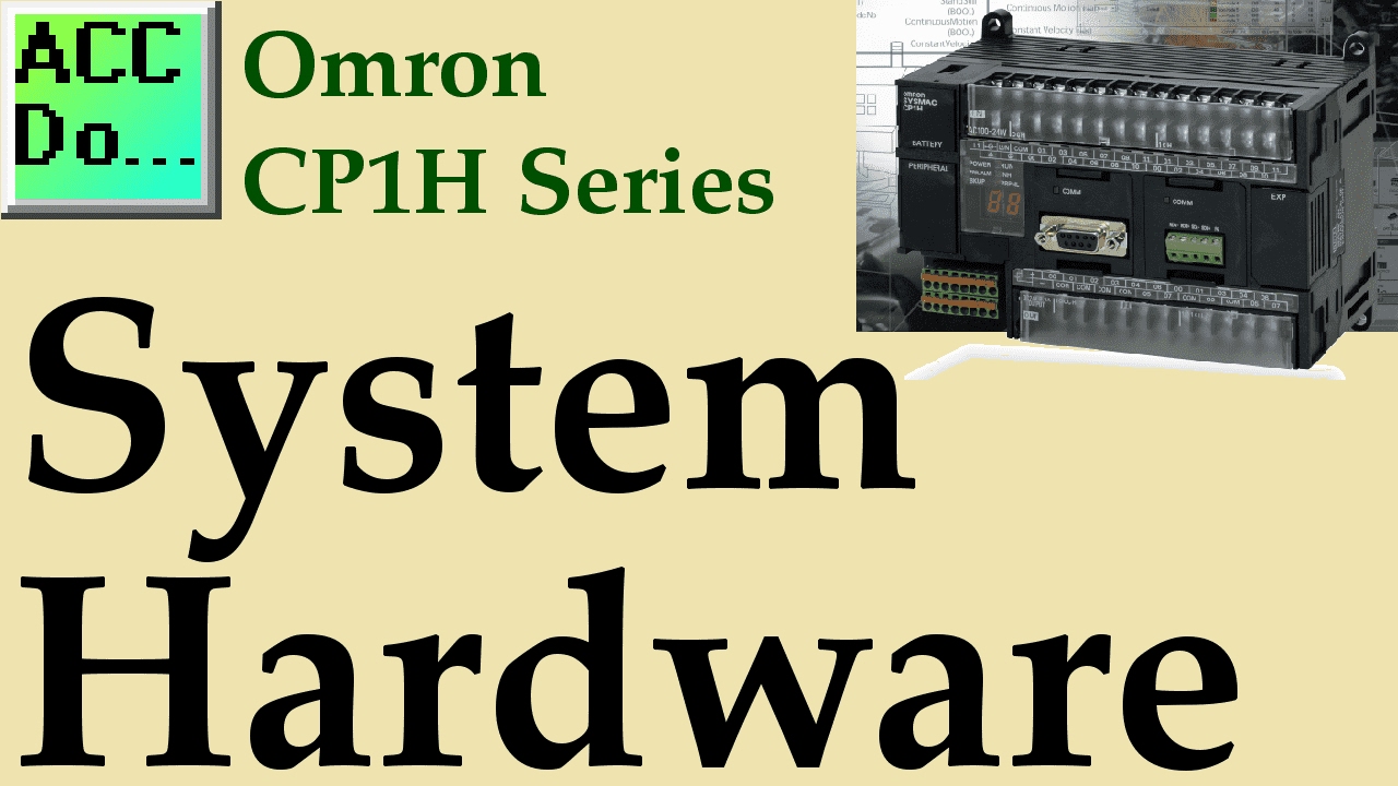 'Video thumbnail for Omron CP1H PLC System Hardware'