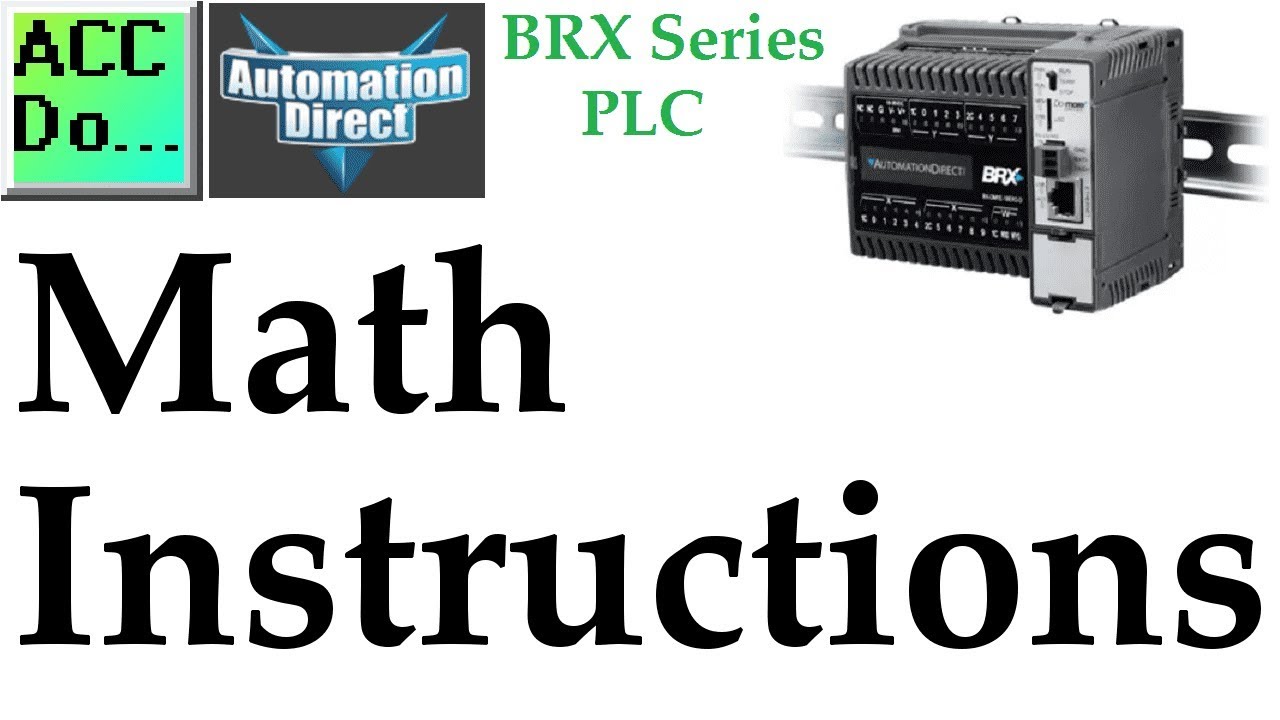 'Video thumbnail for BRX Do-More PLC Math Instructions'