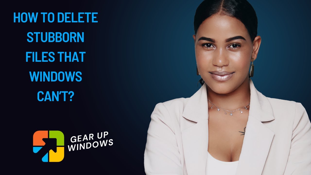 'Video thumbnail for How to Delete Stubborn Files that Windows can’t?'
