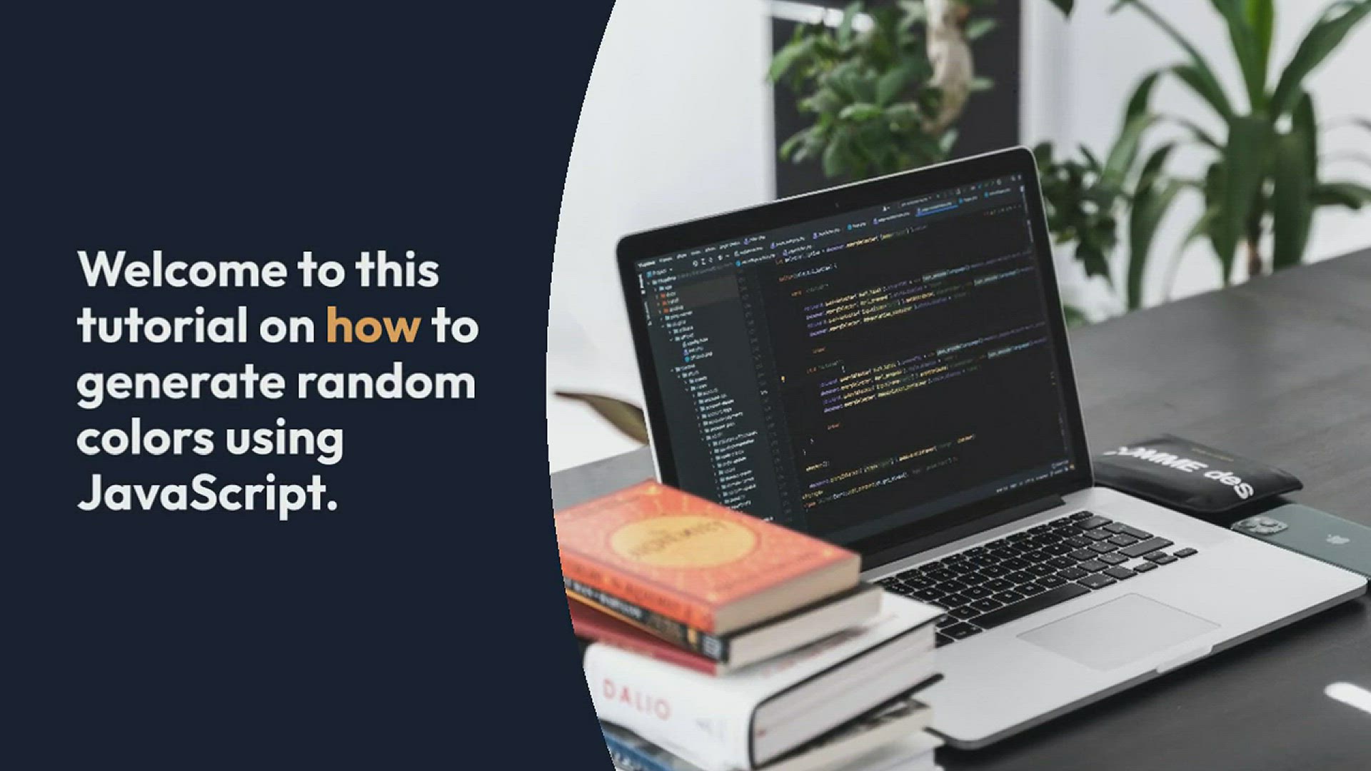 'Video thumbnail for How to Generate a Random Color Using JavaScript With Source Code'