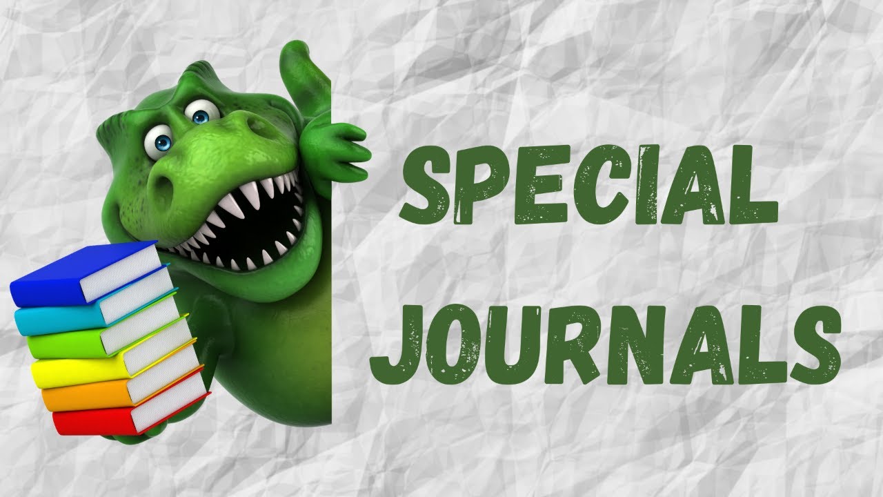 Video thumbnail for Special Journals in Accounting | Accounting How To | How to Pass Accounting Class