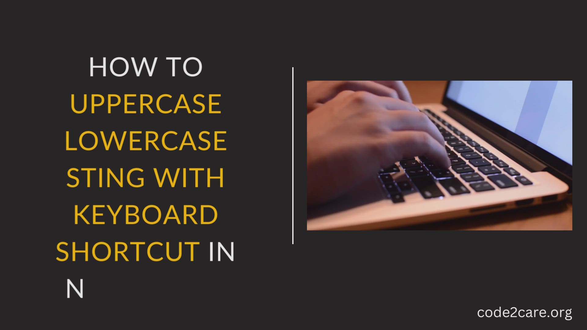 'Video thumbnail for How to Uppercase lowercase sting with keyboard Shortcut in Notepad++'
