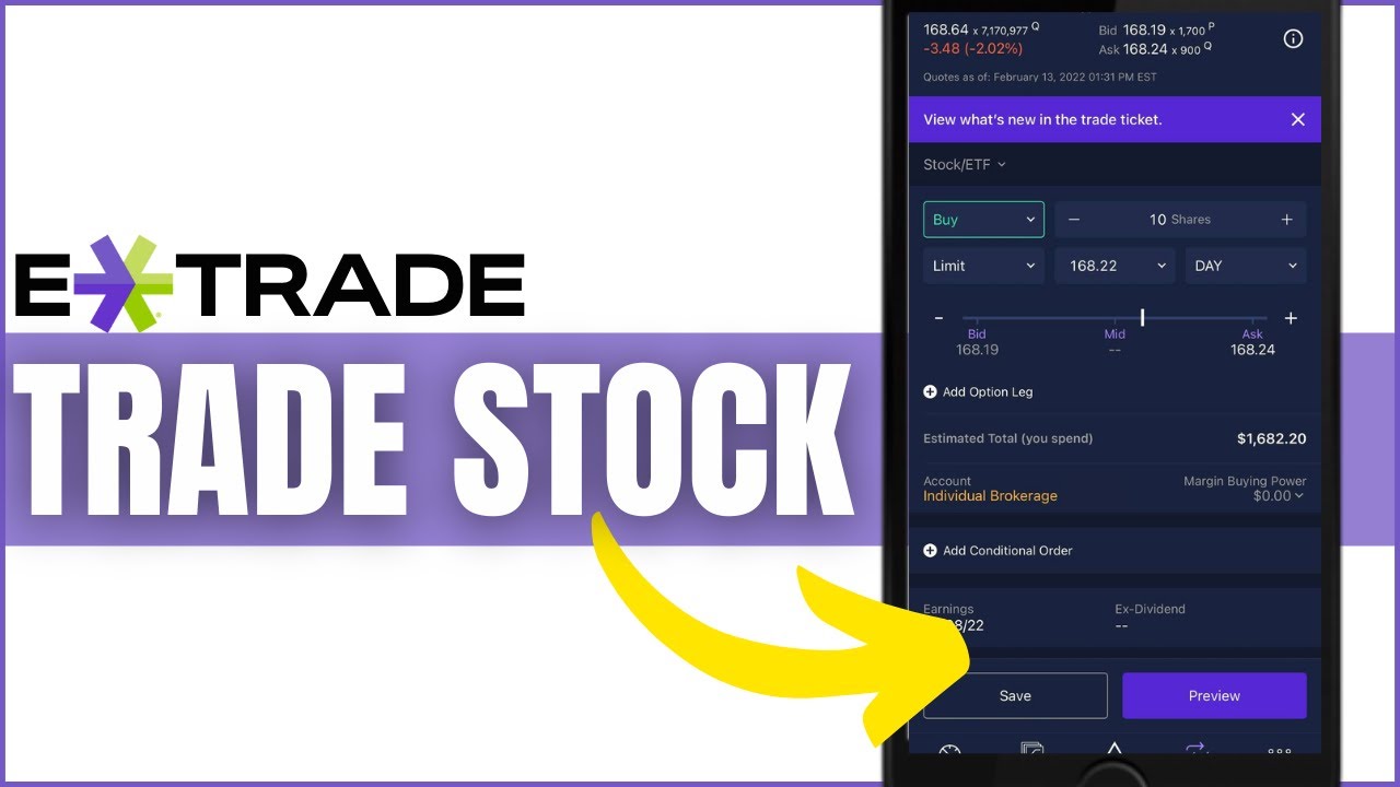 'Video thumbnail for How to Buy and Sell Stock on Power Etrade Mobile App'