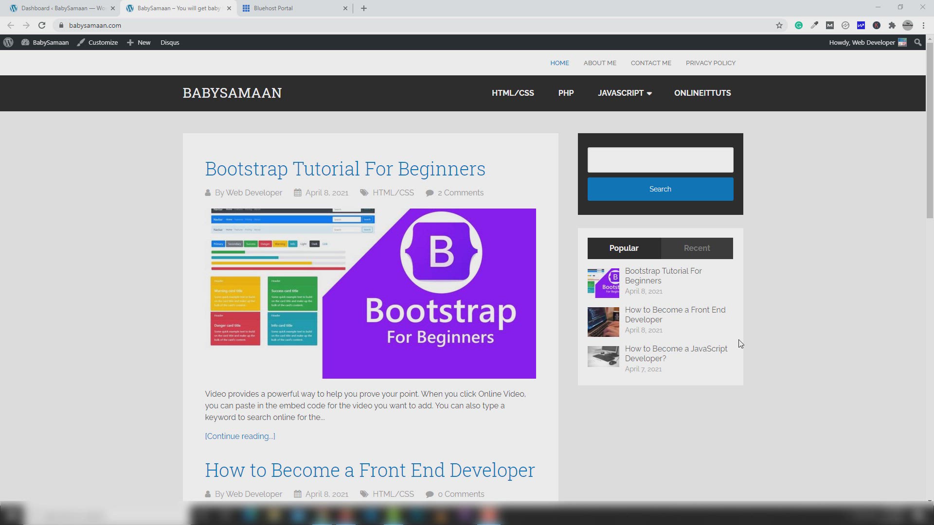 Video thumbnail for how to make a backup of your wordpress website