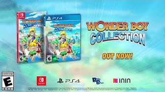 'Video thumbnail for Wonder Boy Collection Launch Trailer (PS4/Switch)'