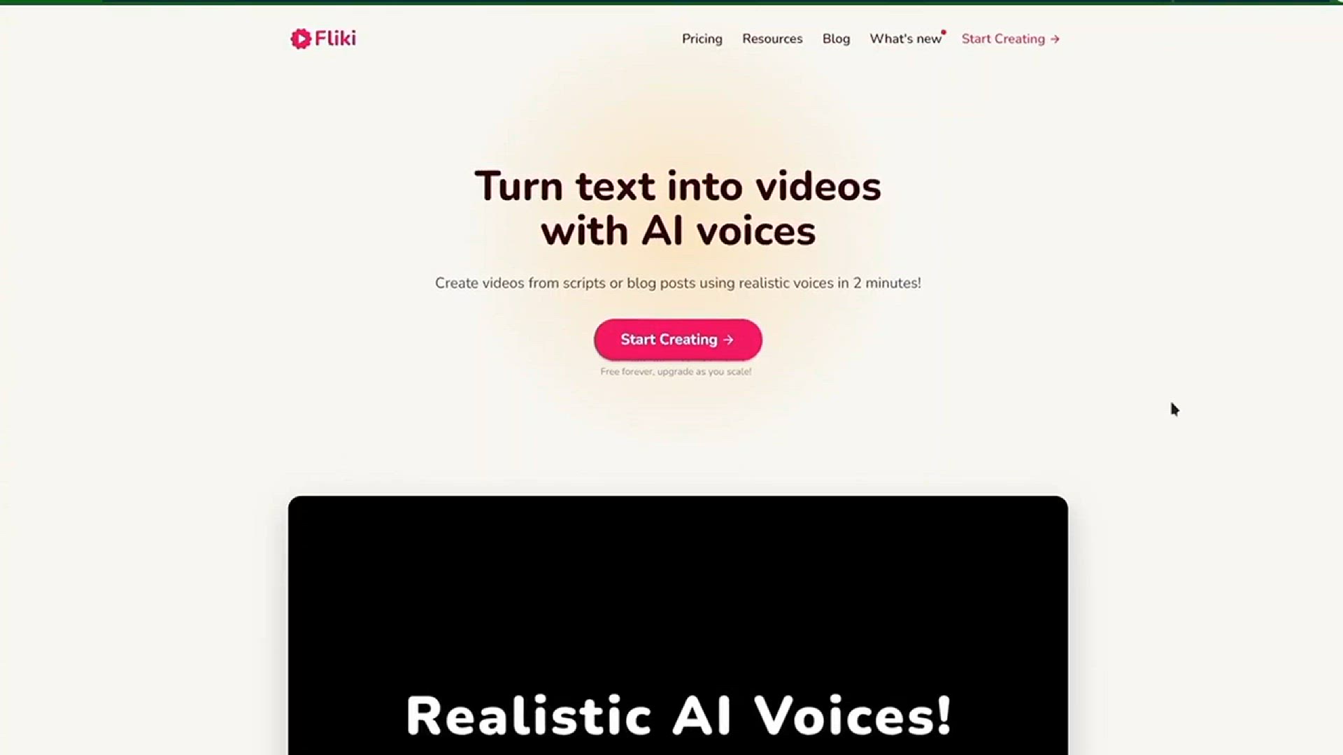 Video thumbnail for Fliki AI Review and Tutorial - Humanlike Text to Speech Software