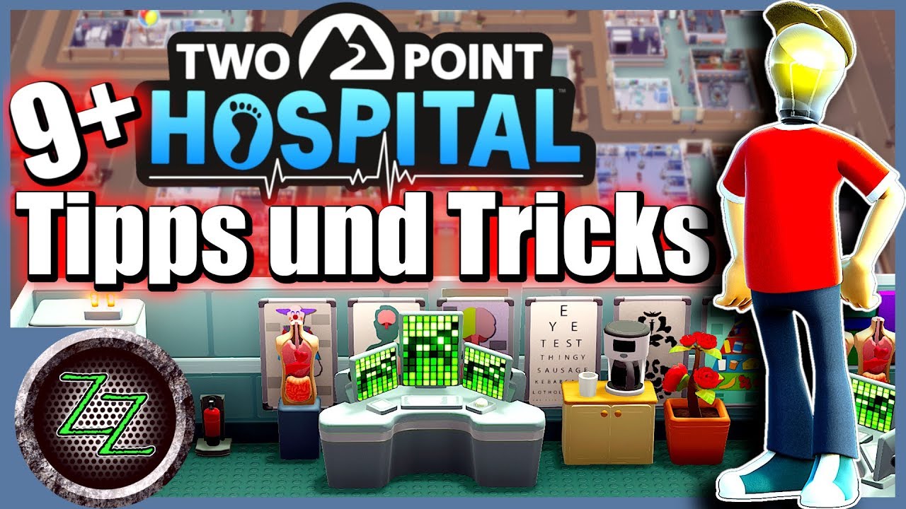 'Video thumbnail for Two Point Hospital Tipps Und Tricks (Deutsch/German) Mono Biester, Warteschlange, Geister & mehr'