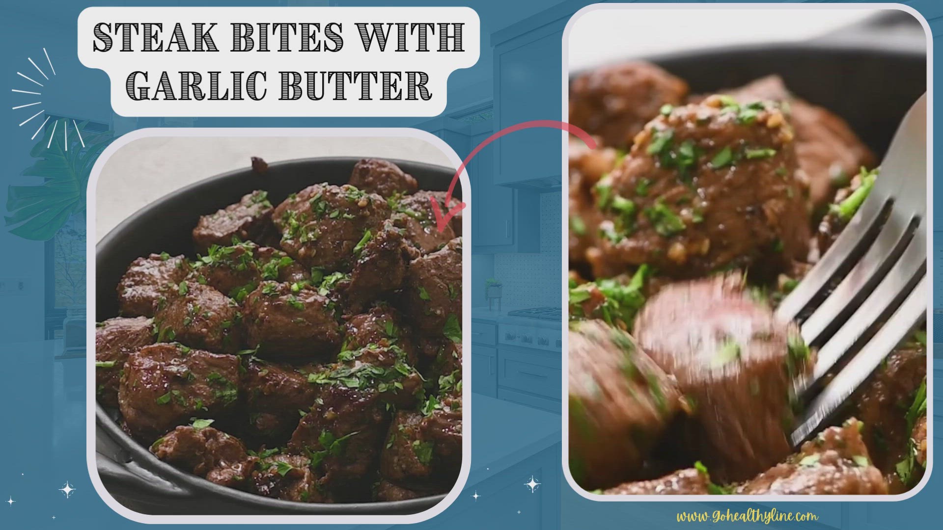 Video thumbnail for Steak Bites with Garlic Butter