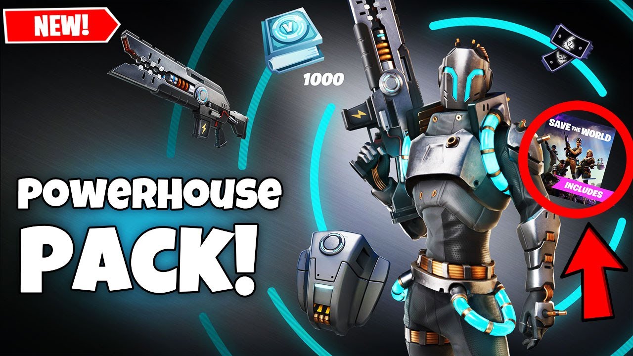 Video thumbnail for Powerhouse Pack Fortnite - SECRET SKIN!