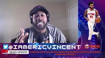 Video thumbnail for Saddiq Bey Game Winning Three Sparks Detroit Pistons Victory Against Golden State Warriors