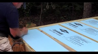 Video thumbnail for DIY Shed AsktheBuilder Foam Insulation Floor Joists Part 2