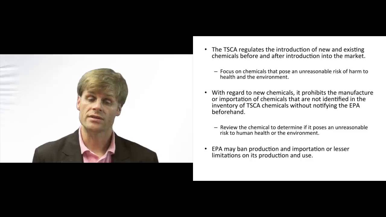 'Video thumbnail for The Toxic Substance Control Act of 1976'