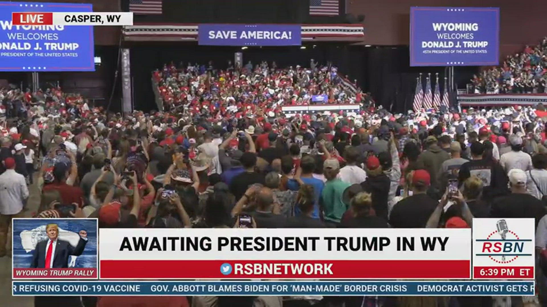 Video thumbnail for Trump Rally - Casper, Wyoming - May 28, 2022