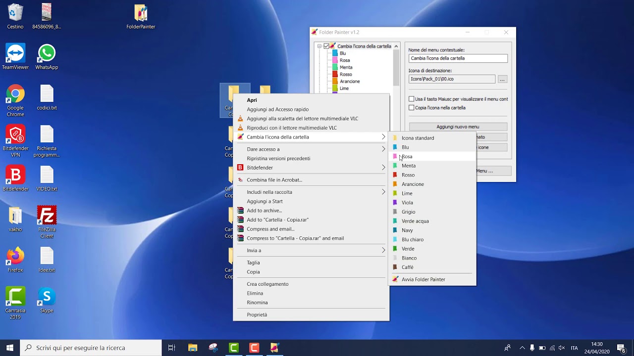 Video thumbnail for Come colorare le cartelle di Windows 10