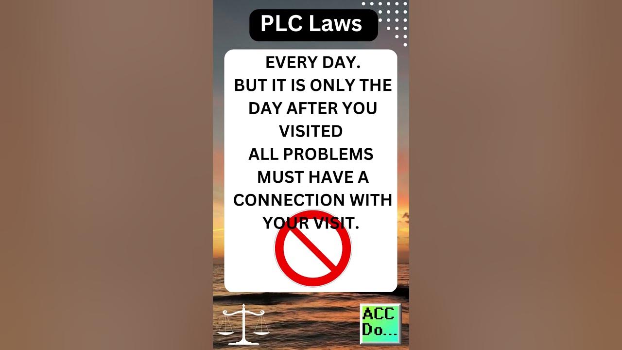 'Video thumbnail for PLC Laws #29 - PROBLEMS WITH CONTROLS AND AUTOMATED SYSTEMS AT PLANTS'
