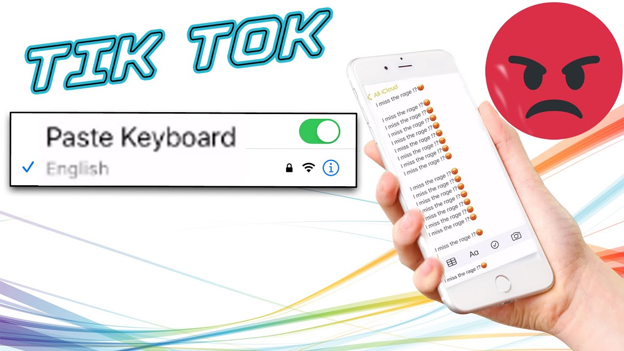 Video thumbnail for How To Get Paste Keyboard on iPhone 😡 I Miss The Rage!?