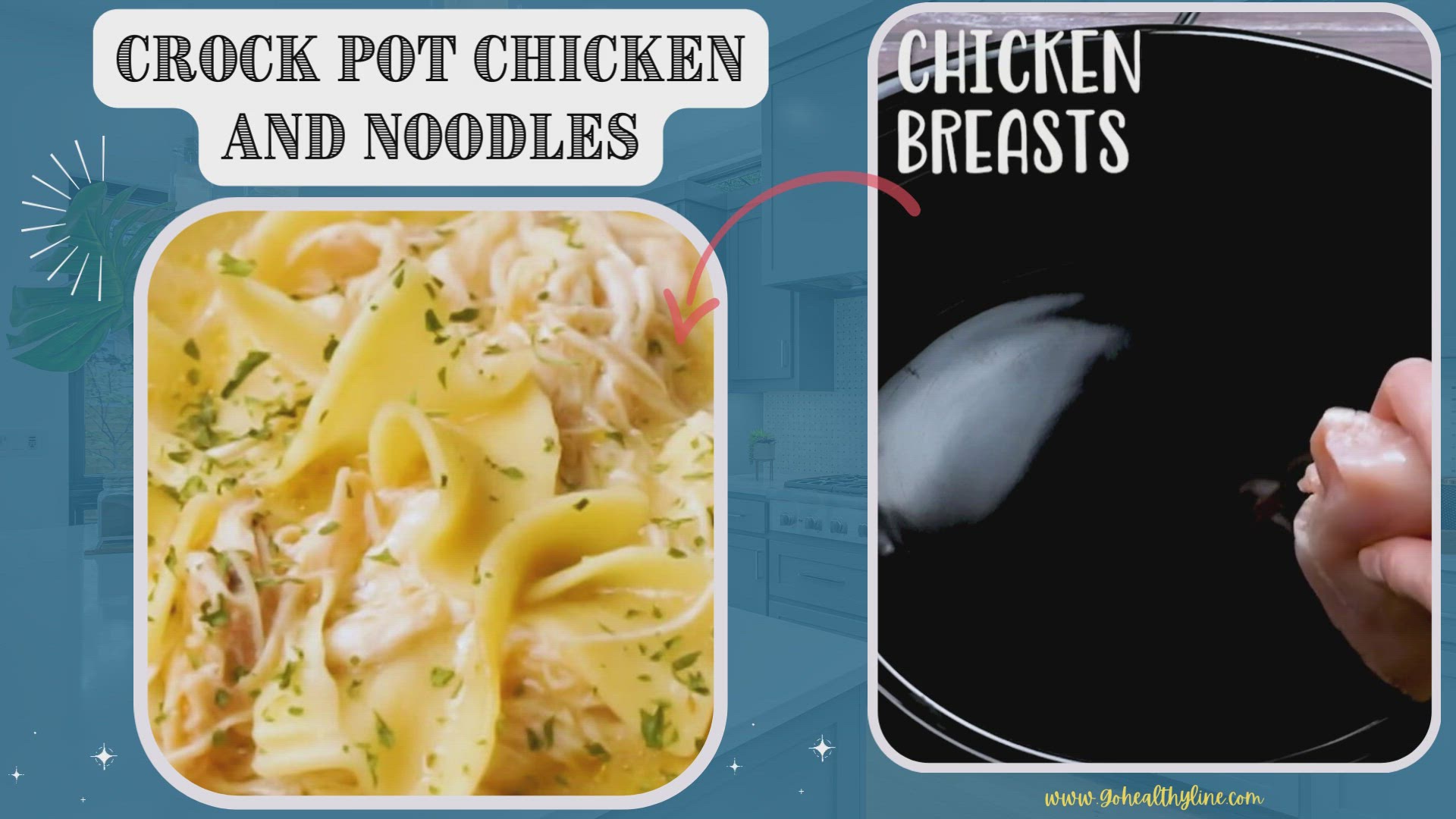 Video thumbnail for Crock Pot Chicken and Noodles