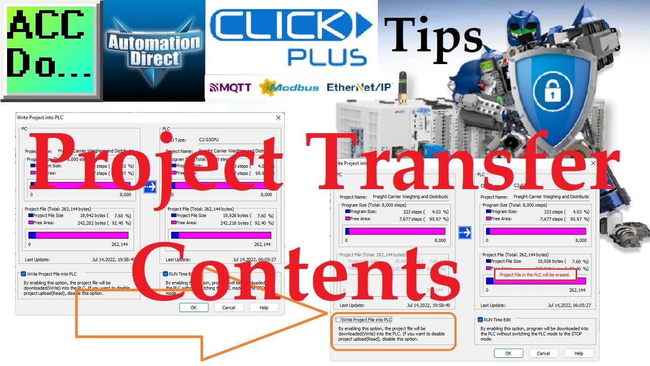 'Video thumbnail for Click / Click Plus Project Transfer Contents'