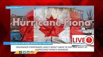 'Video thumbnail for Insurance companies likely won’t have to pay for most of Hurricane Fiona’s damages'
