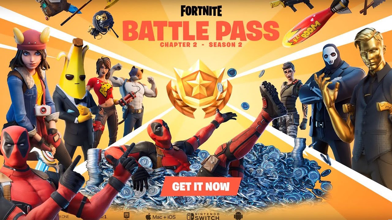 Video thumbnail for Fortnite Season 2 Chapter 2 Battle Pass & Trailer - GIVEAWAY