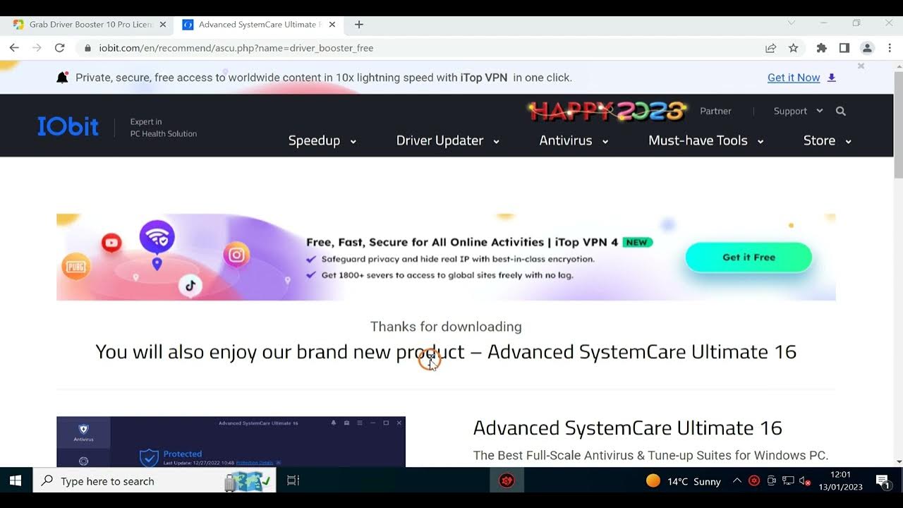 'Video thumbnail for IObit Driver Booster 10 Pro FREE License Code (Hindi)'