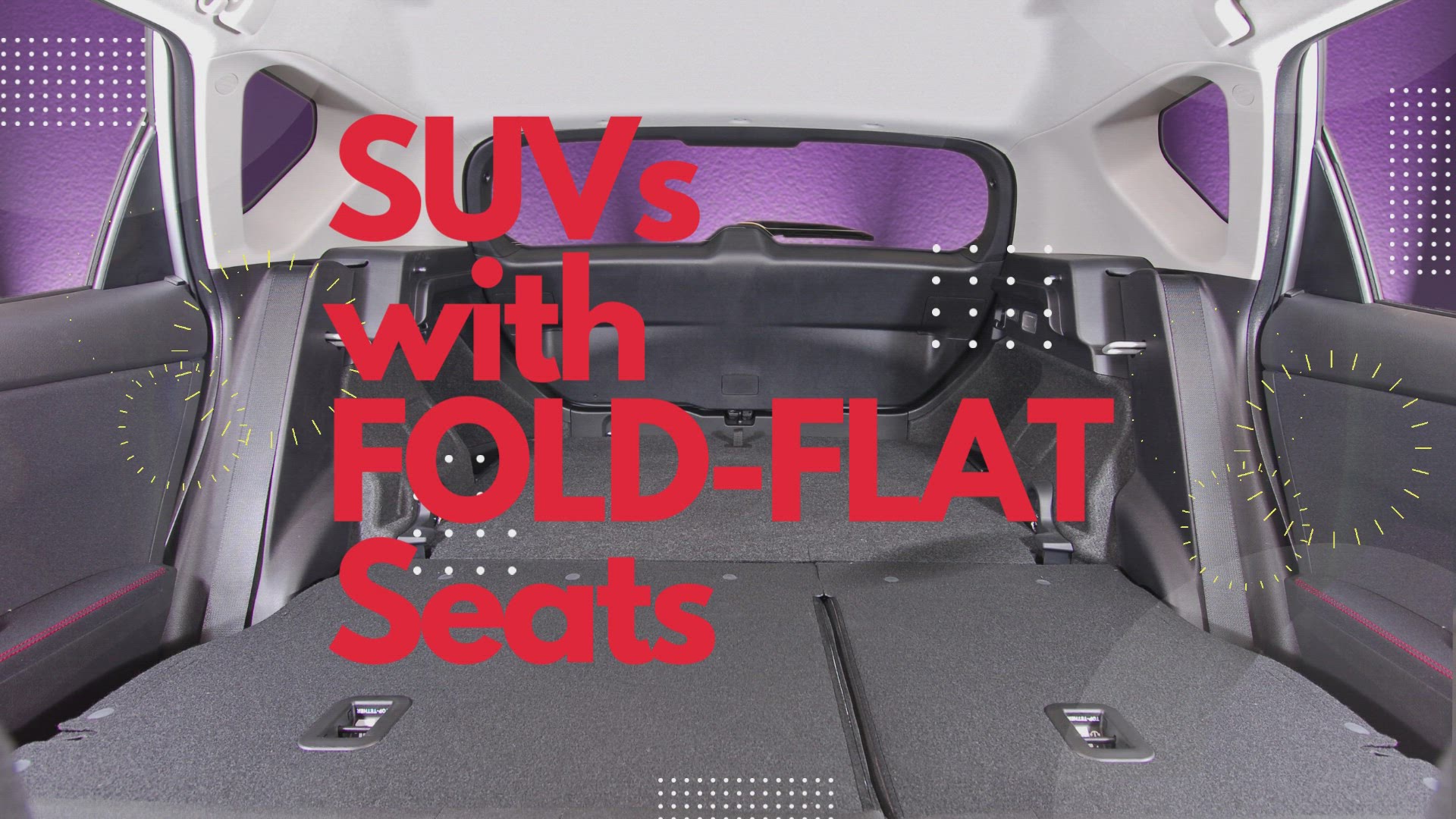 Video thumbnail for Popular SUVs with Fold-Flat Seats (Impressive Cargo Space SUVs)