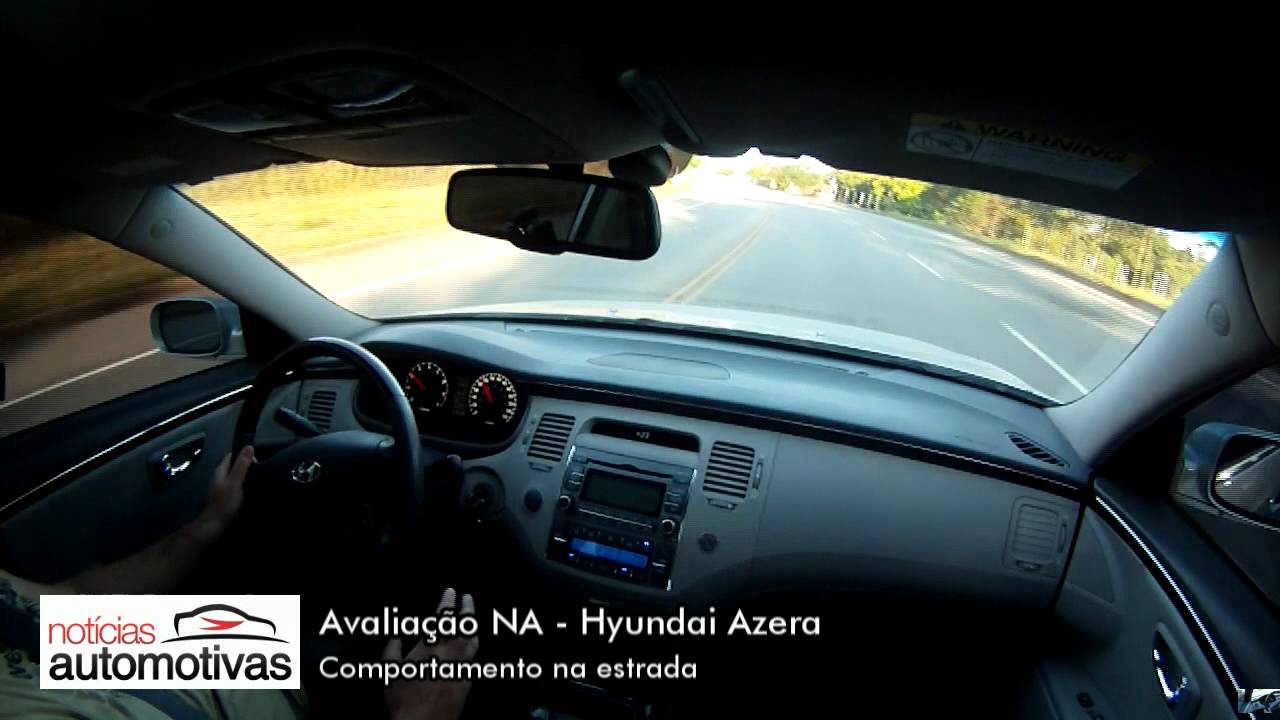 'Video thumbnail for Hyundai Azera - Comportamento na estrada - NoticiasAutomotivas.com.br'
