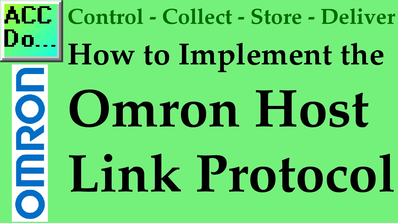 'Video thumbnail for How to Implement Omron PLC Host Link Protocol'