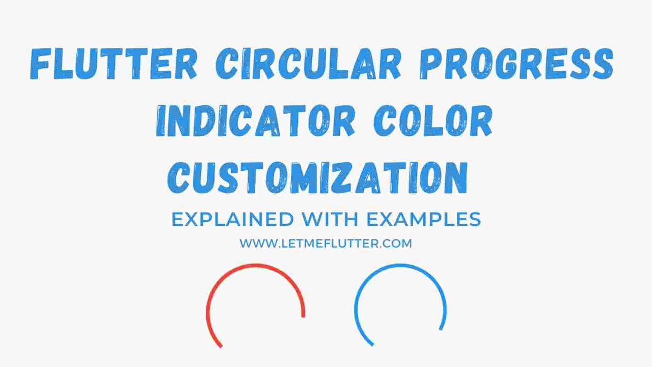 'Video thumbnail for Flutter Circular Progress Indicator Color Customization | Flutter Tutorial 2022 | Free Source Code'