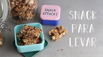 Video thumbnail for Snack para levar - barritas de aveia, avelã e chocolate | Made by Choices