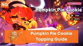 'Video thumbnail for Pumpkin Pie Cookie Toppings Build (Cookie Run Kingdom)'
