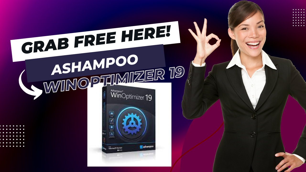 'Video thumbnail for Ashampoo WinOptimizer 19 Giveaway: 1 Year Free License'
