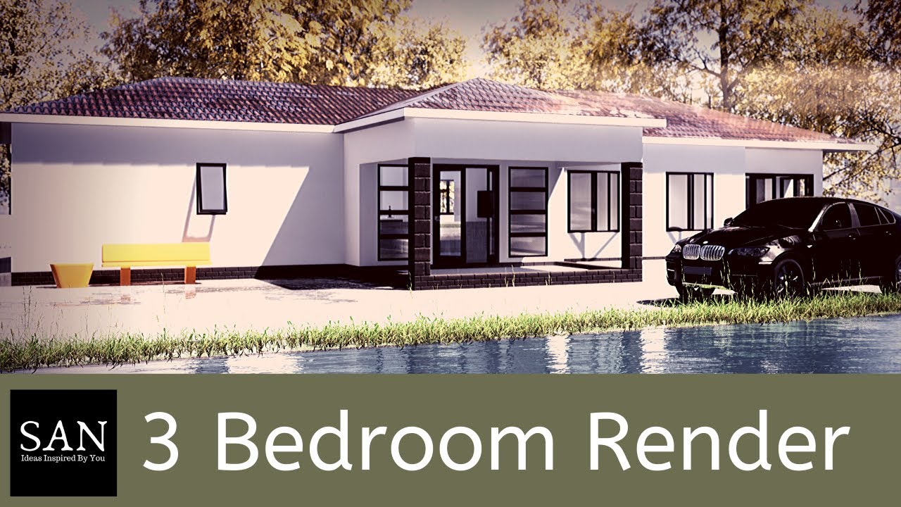 Video thumbnail for 3 Bedroom HouseTwinmotion 2020 Speed Render Plus Free Floor Plan