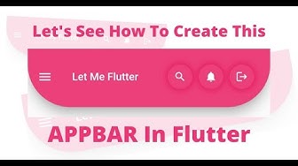'Video thumbnail for Flutter Tutorial: Build Beautiful Flutter App Bar'