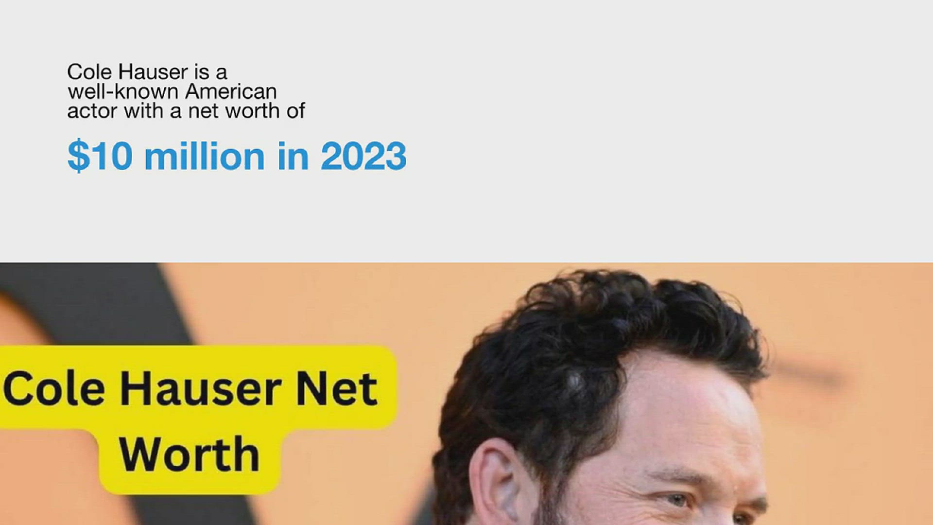 'Video thumbnail for Cole Hauser Net Worth 2023'