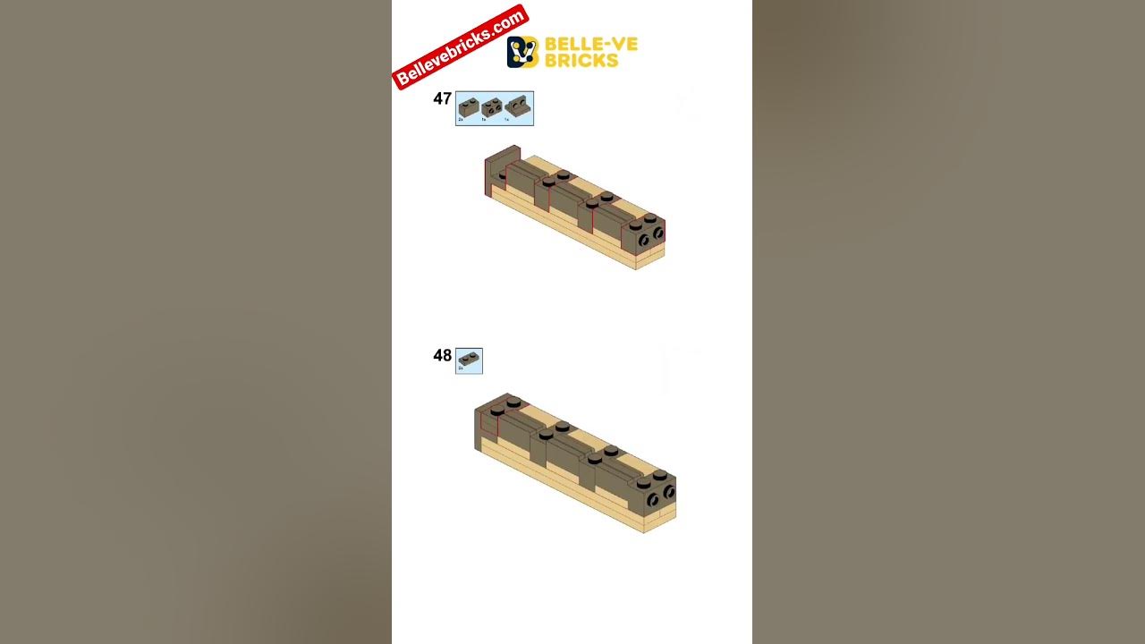 Video thumbnail for Free #LEGO Police Outpost instructions by Noobricks! bellevebricks.com #legotutorial #legocity