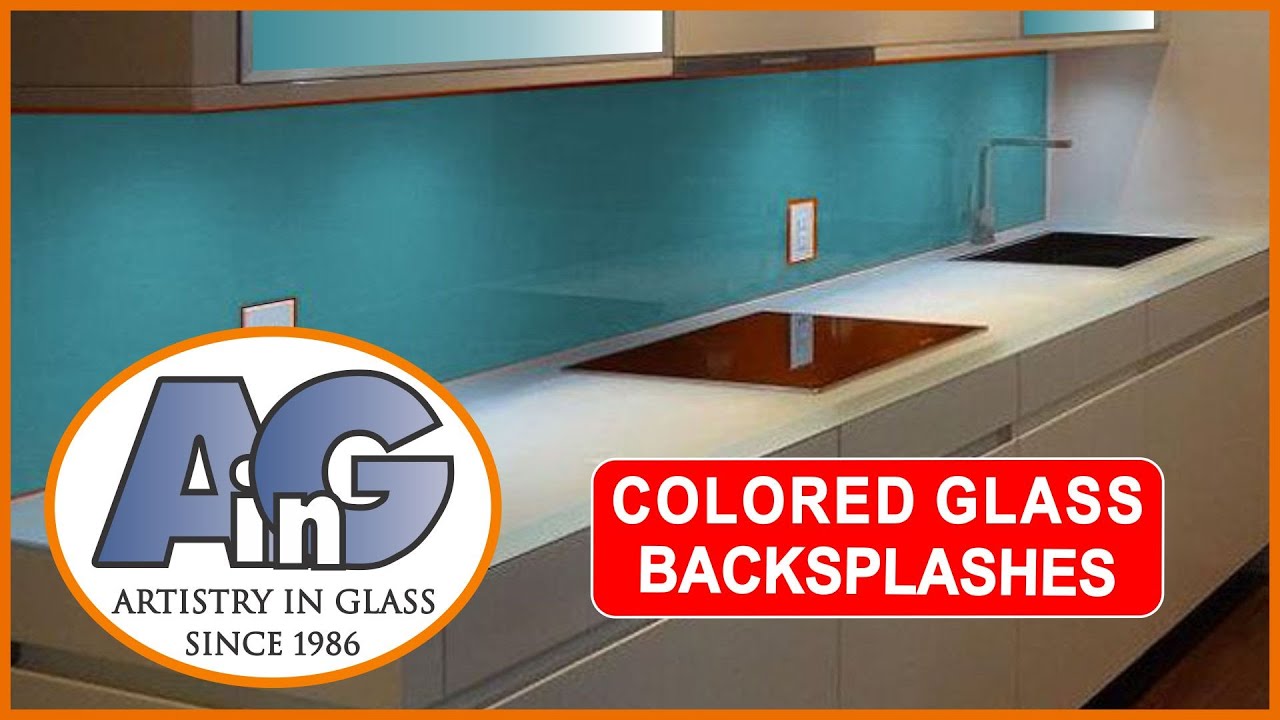 Video thumbnail for Colored glass kitchen backsplashes - design & installation