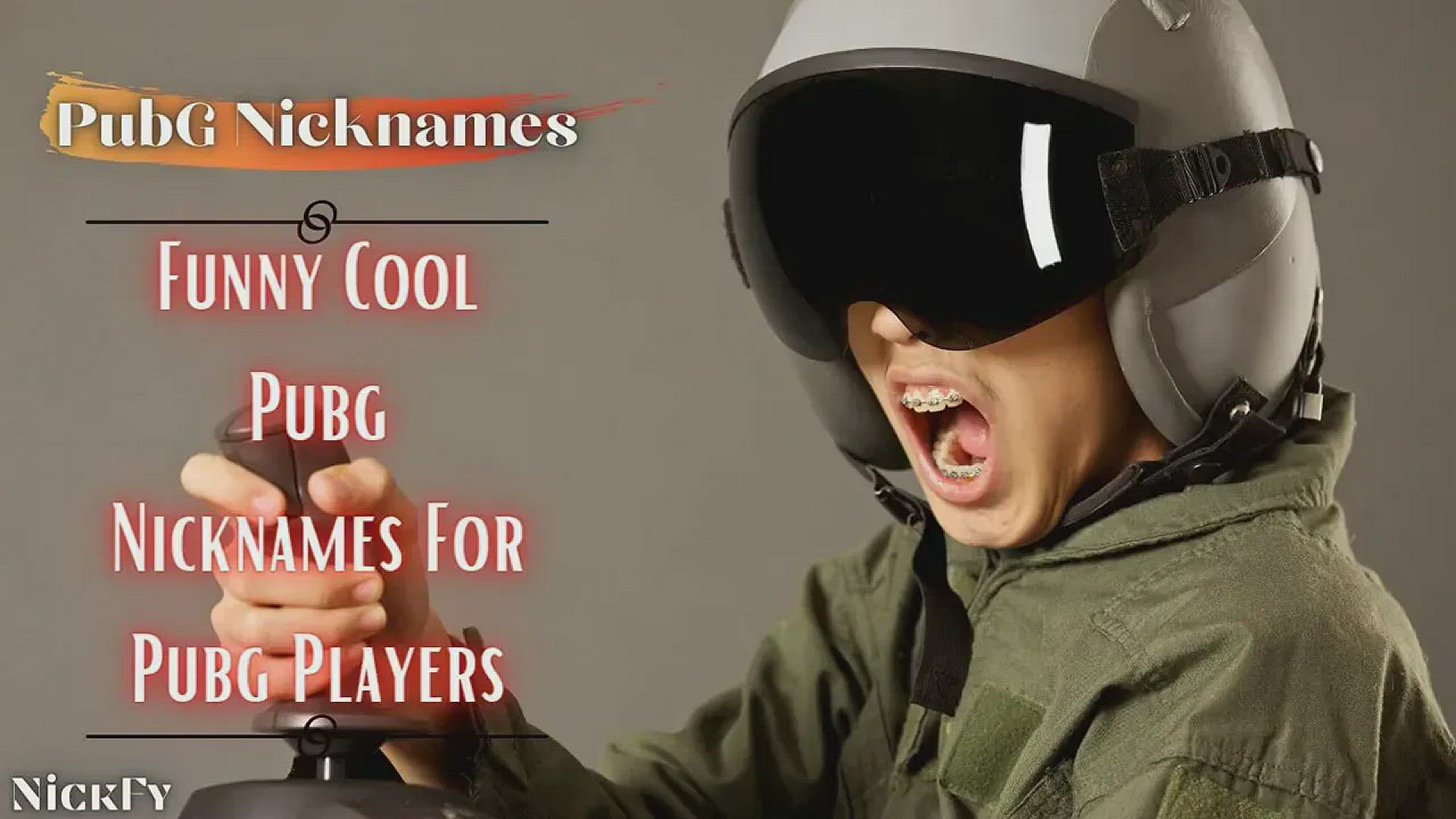 'Video thumbnail for PUBG Nicknames | Cool Funny Nicknames For PUBG Players'