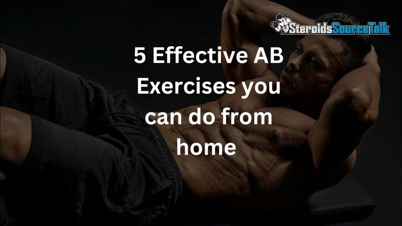 Video thumbnail for 5 Effective AB Exercises you can do from home